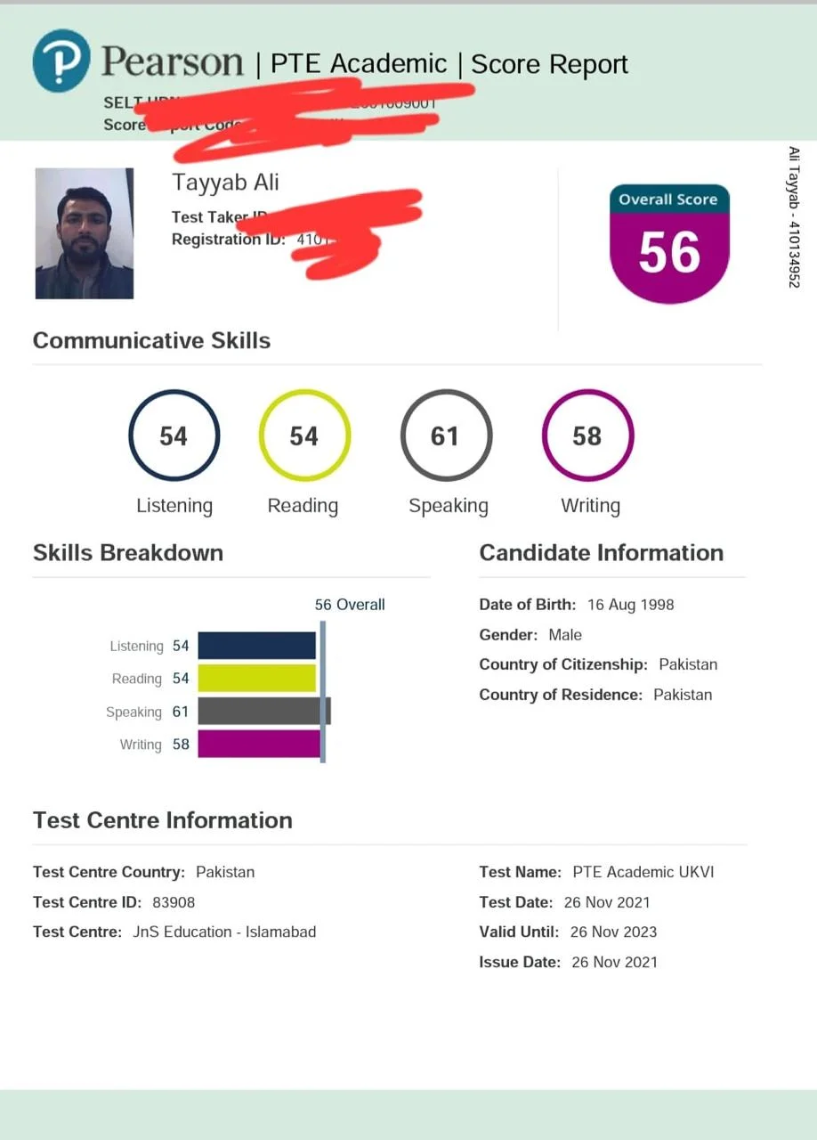 Student result 8